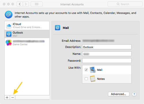 verizon email setting for mac